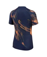 Women's Nike Navy Netherlands National Team 2023 Pre-Match Top