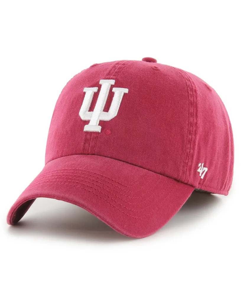 Men's '47 Brand Crimson Indiana Hoosiers Franchise Fitted Hat