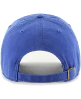 Men's '47 Brand Royal Buffalo Bills Vernon Clean Up Adjustable Hat