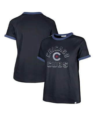 Women's '47 Brand Navy Chicago Cubs City Connect Sweet Heat Peyton T-shirt