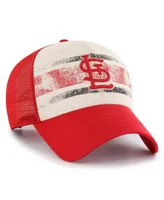 Men's '47 Brand Red St. Louis Cardinals Breakout Mvp Trucker Adjustable Hat