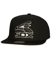 Men's Mitchell & Ness Black Chicago White Sox Cooperstown Collection True Classics Snapback Hat