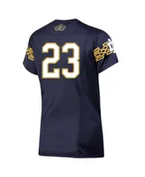 Women's Under Armour Navy Notre Dame Fighting Irish 2023 Aer Lingus College Football Classic Replica Jersey