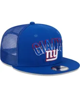 Men's New Era Royal New York Giants Grade Trucker 9FIFTY Snapback Hat