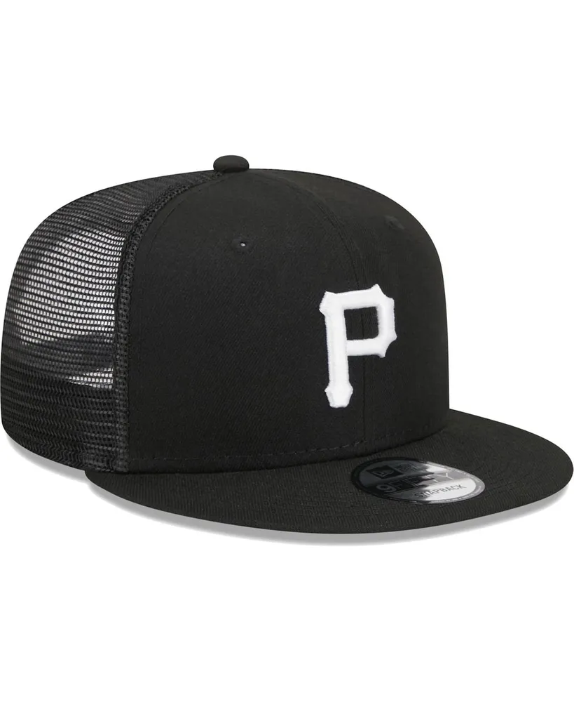 Men's New Era Black Pittsburgh Pirates Trucker 9FIFTY Snapback Hat
