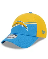 Men's New Era Gold, Powder Blue Los Angeles Chargers 2023 Sideline 9FORTY Adjustable Hat