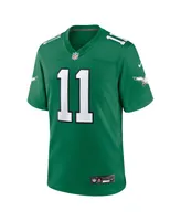 Big Boys Nike A.j. Brown Kelly Green Philadelphia Eagles Alternate Player Game Jersey