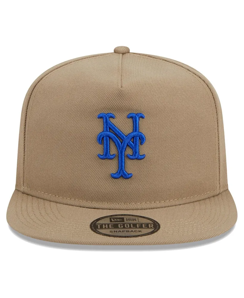 Men's New Era Khaki New York Mets Golfer Adjustable Hat