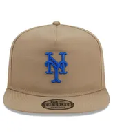 Men's New Era Khaki New York Mets Golfer Adjustable Hat