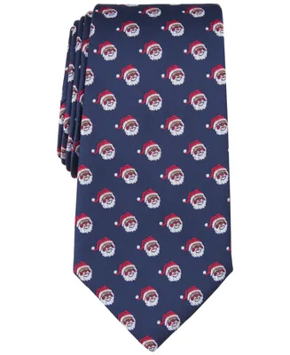 Club Room Men's Santa Graphic Tie, Created for Macy's