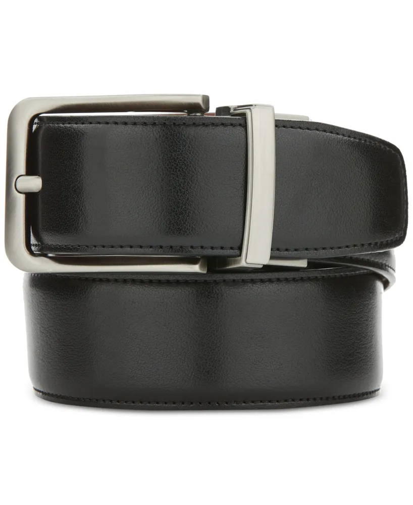 Perry Ellis Portfolio Men's Reversible Belt - Black - Size 32