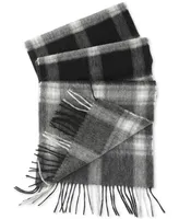 Club Room Men's Maxwell Plaid Cashmere Scarf, Created for Macy's