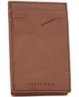 Perry Ellis Portfolio Men's Magnetic Leather Card Case