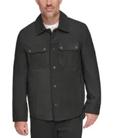 Marc New York Men's The Laredo Leather Overshirt