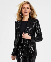 I.n.c. International Concepts Women's Sequin Blazer, Regular & Petite, Created for Macy's