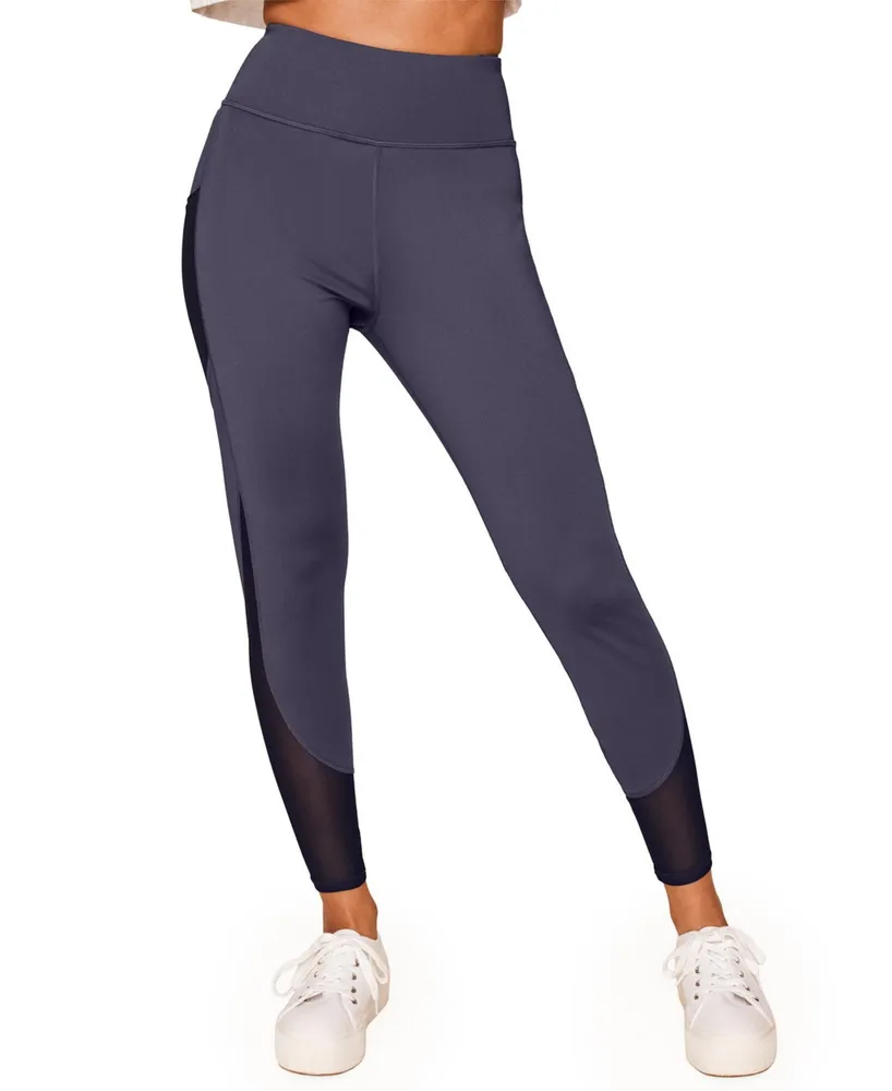 Adore Me Ava Women's Active Legging with Pockets and Mesh Details