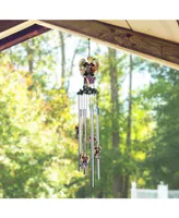23" Long Archangel Barachiel Round Top Wind Chime