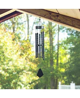 40" Long Tuned Wind Chime Traditional Navy Blue Tube
