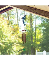 40" Long Blue Dolphin Wind Chime Marine Life