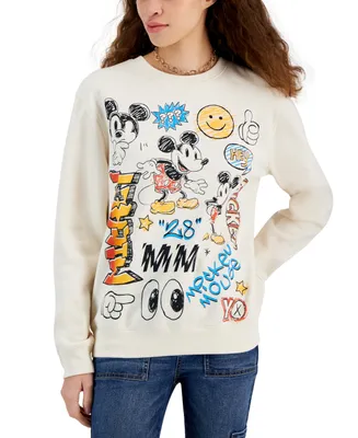 Disney Juniors' Mickey Mouse Doodle Graphic Sweatshirt