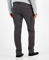 Sun + Stone Men's Garment-dyed Straight-Fit Morrison Tapered Cargo Pants, Created for Macy's