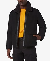 Marc New York Men's Hudson Melton Wool Aviator Jacket