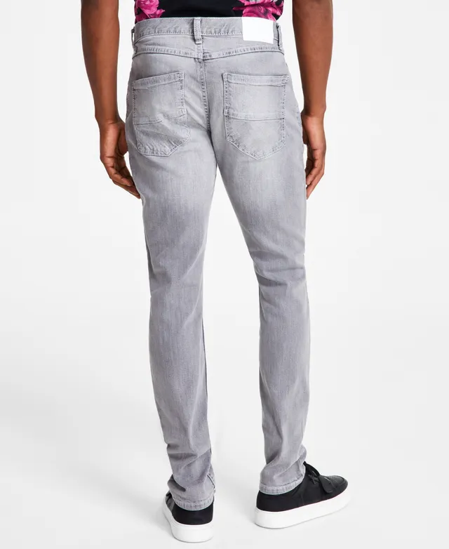 Men's Grey Skinny Jeans, Created for Macy's