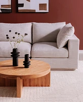 Folke 38" Oak Round Coffee Table