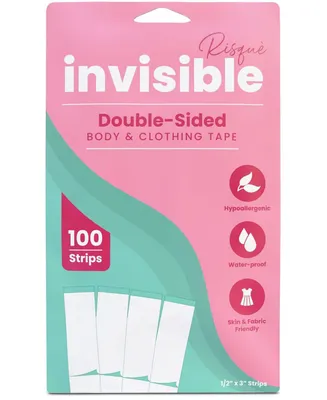 Risque Women's Invisible Double Sided Fashion Tape, 100strips