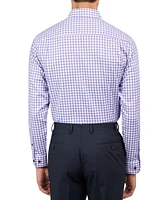 Michelsons of London Men's Regular-Fit Windowpane Check Dress Shirt