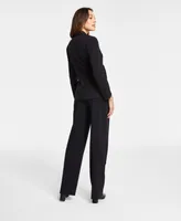 Bar Iii Women's Bi-Stretch Tie-Front Long-Sleeve Jacket, Created for Macy's
