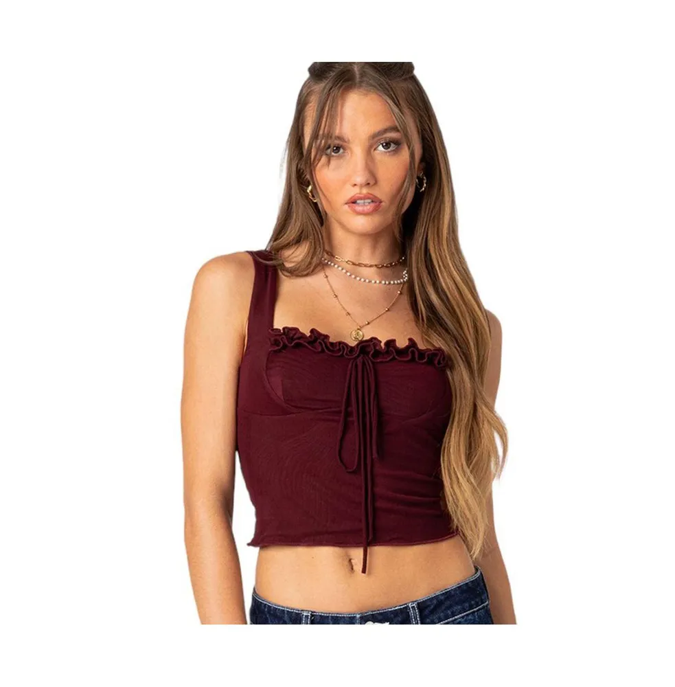 Arielle Mesh Triangle Bralette