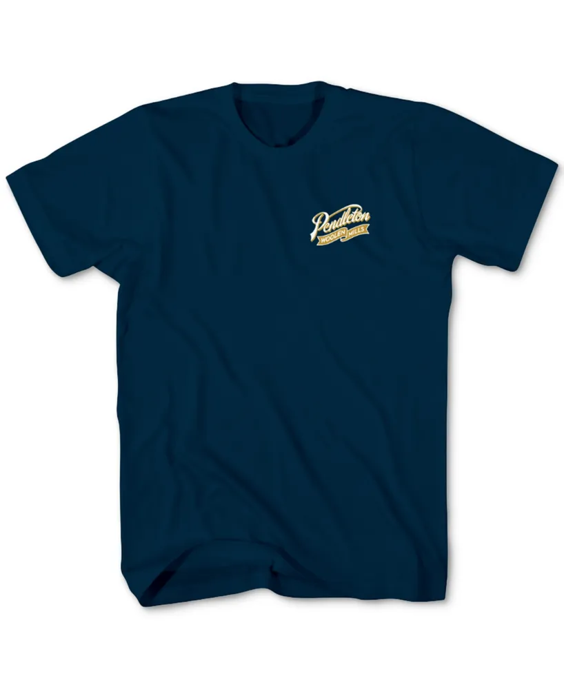 Pendleton Men's Ribbon Logo Crewneck Short Sleeve Graphic T-Shirt