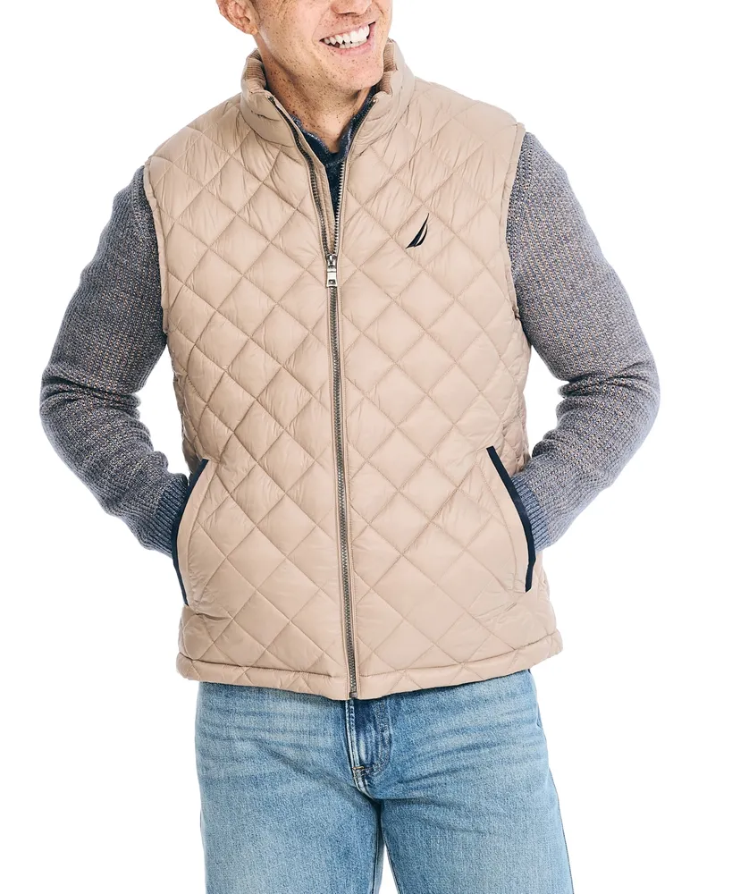 Nautica Men's Tempasphere Quilted Full-Zip Vest