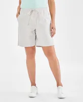 Style & Co Women's Cotton Drawstring Pull-On Shorts