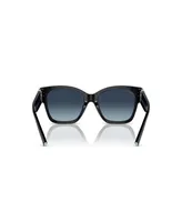Tiffany & Co. Women's Polarized Low Bridge Fit Sunglasses, Gradient TF4216F