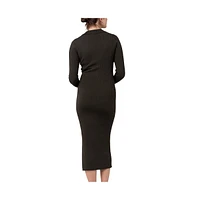 Ripe Maternity Sammy Knit Polo Nursing Dress Ivy