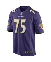 Men's Nike Jonathan Ogden Purple Baltimore Ravens Game Retired Player Jersey