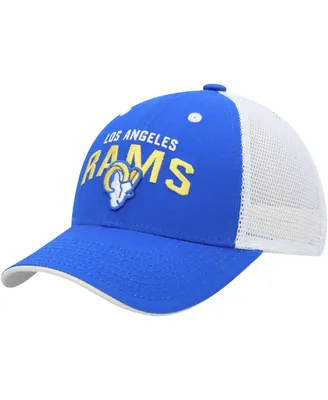 Preschool Boys and Girls Royal Los Angeles Rams Core Lockup Mesh Back Adjustable Hat