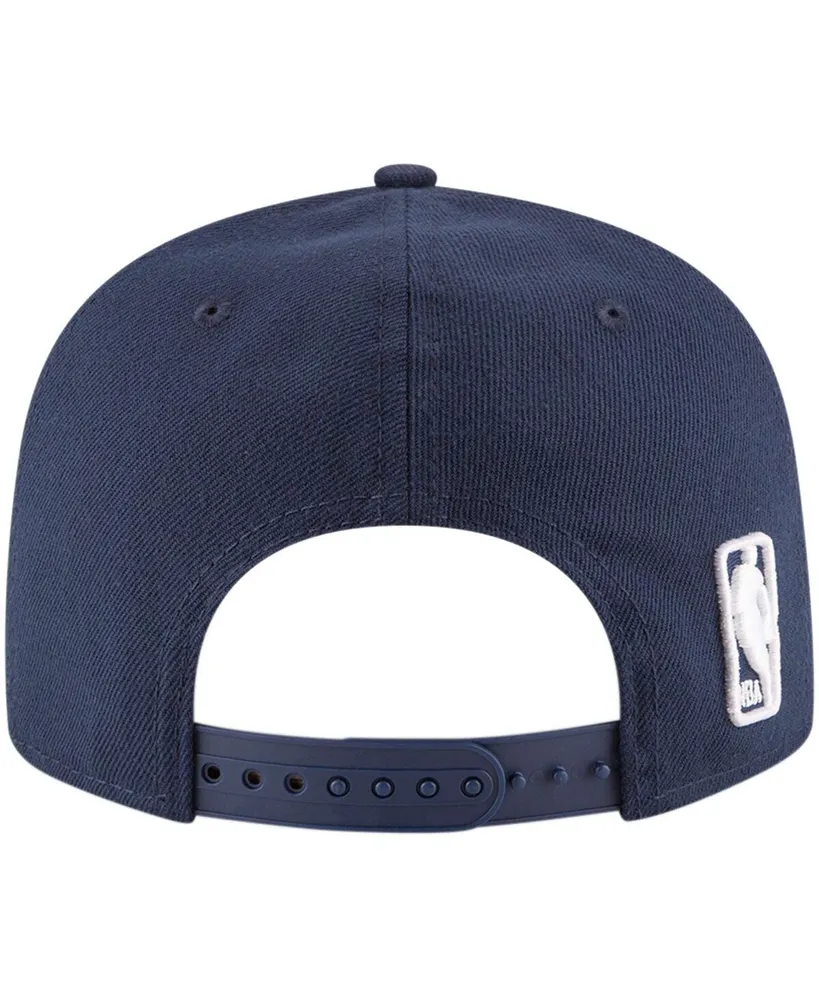 Men's New Era Navy Oklahoma City Thunder Official Team Color 9FIFTY Adjustable Snapback Hat