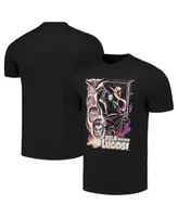 Men's Black Bela Lugosi Bat Transformation Graphic T-shirt