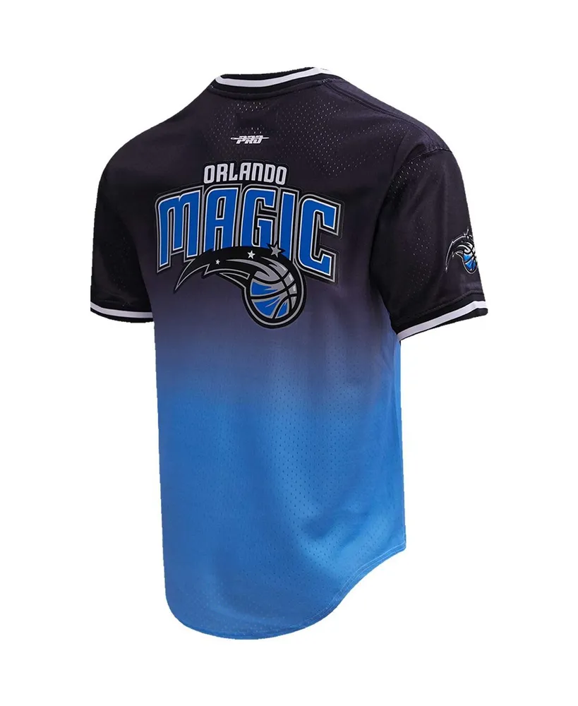 Men's Post Paolo Banchero Black, Blue Orlando Magic Ombre Name and Number T-shirt