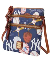 Women's Dooney & Bourke New York Yankees Game Day Triple Zip Crossbody Purse