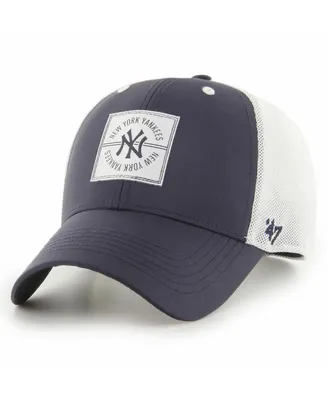 Men's '47 Brand Navy New York Yankees Disburse Mvp Trucker Adjustable Hat