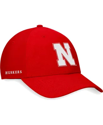 Men's Top of the World Scarlet Nebraska Huskers Deluxe Flex Hat