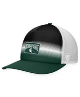 Men's Top of the World Green, Black Michigan State Spartans Daybreak Foam Trucker Adjustable Hat