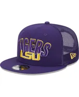 Men's New Era Purple Lsu Tigers Grade Trucker 9FIFTY Snapback Hat