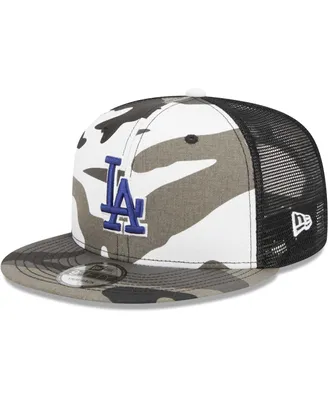 Men's New Era Camo Los Angeles Dodgers Urban Camo Trucker 9FIFTY Snapback Hat