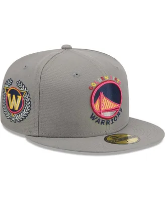 Men's New Era Gray Golden State Warriors Color Pack 59FIFTY Fitted Hat
