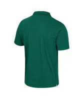 Men's Colosseum Green Colorado State Rams No Problemo Polo Shirt